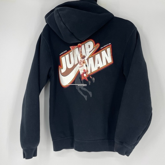 Nike Tops - Nike Jumpman Zip Hoodie Black 1998 NBA Finals